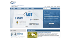 Desktop Screenshot of mst.com